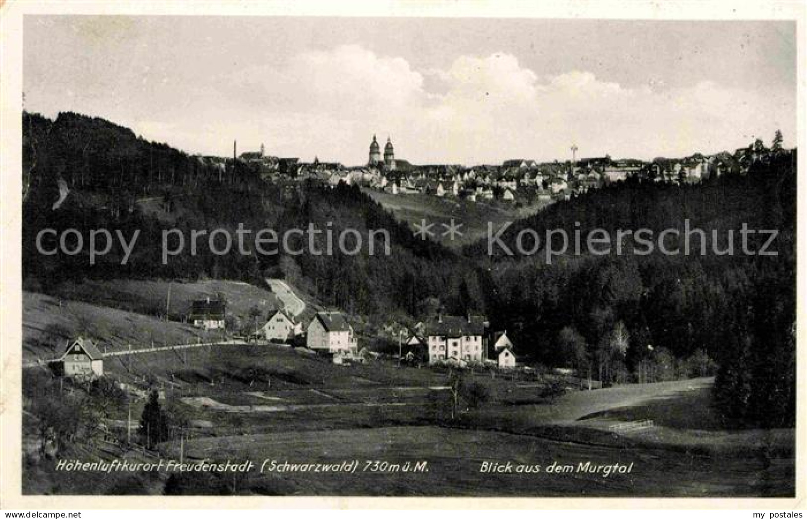 72792514 Freudenstadt Blick Aus Dem Murgtal Freudenstadt - Freudenstadt