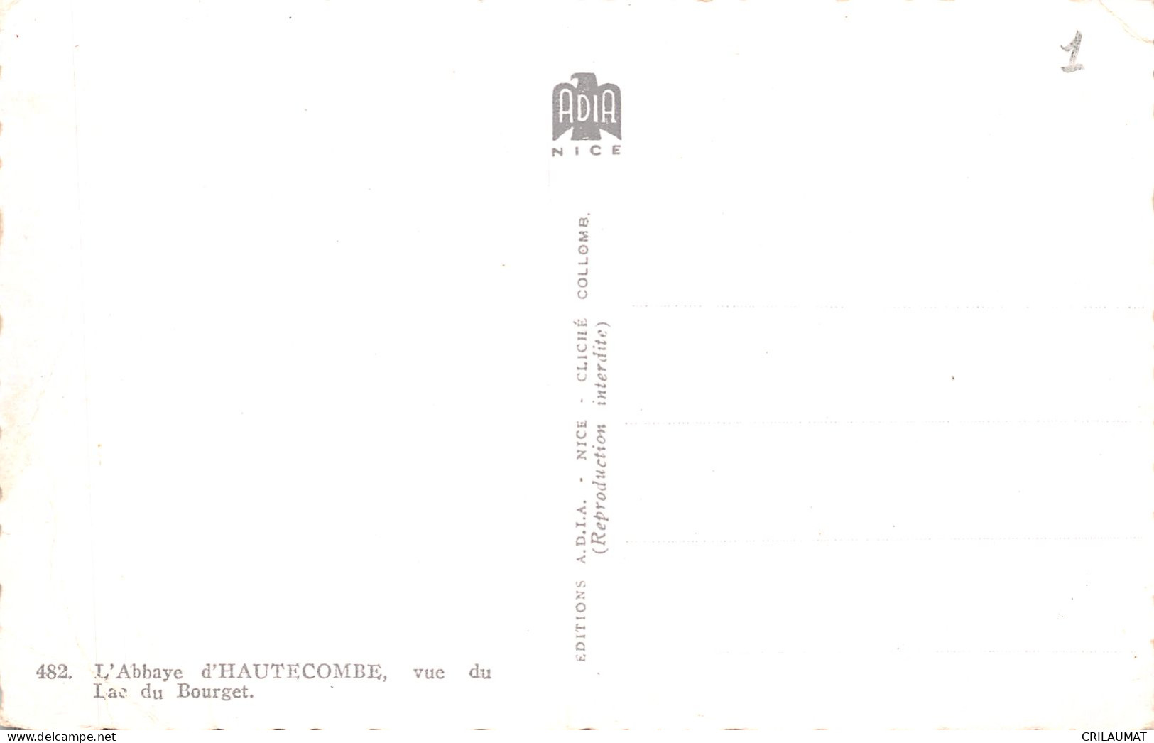 73-HAUTECOMBE-N°LP5133-G/0369 - Other & Unclassified