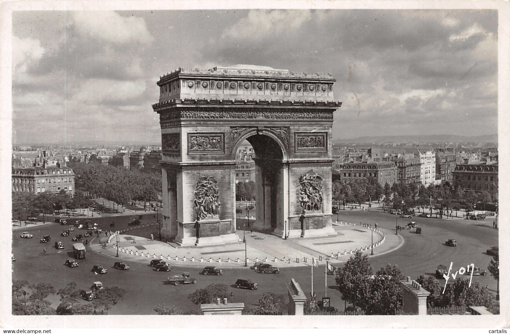 75-PARIS ARC DE TRIOMPHE-N°4188-G/0013 - Arc De Triomphe