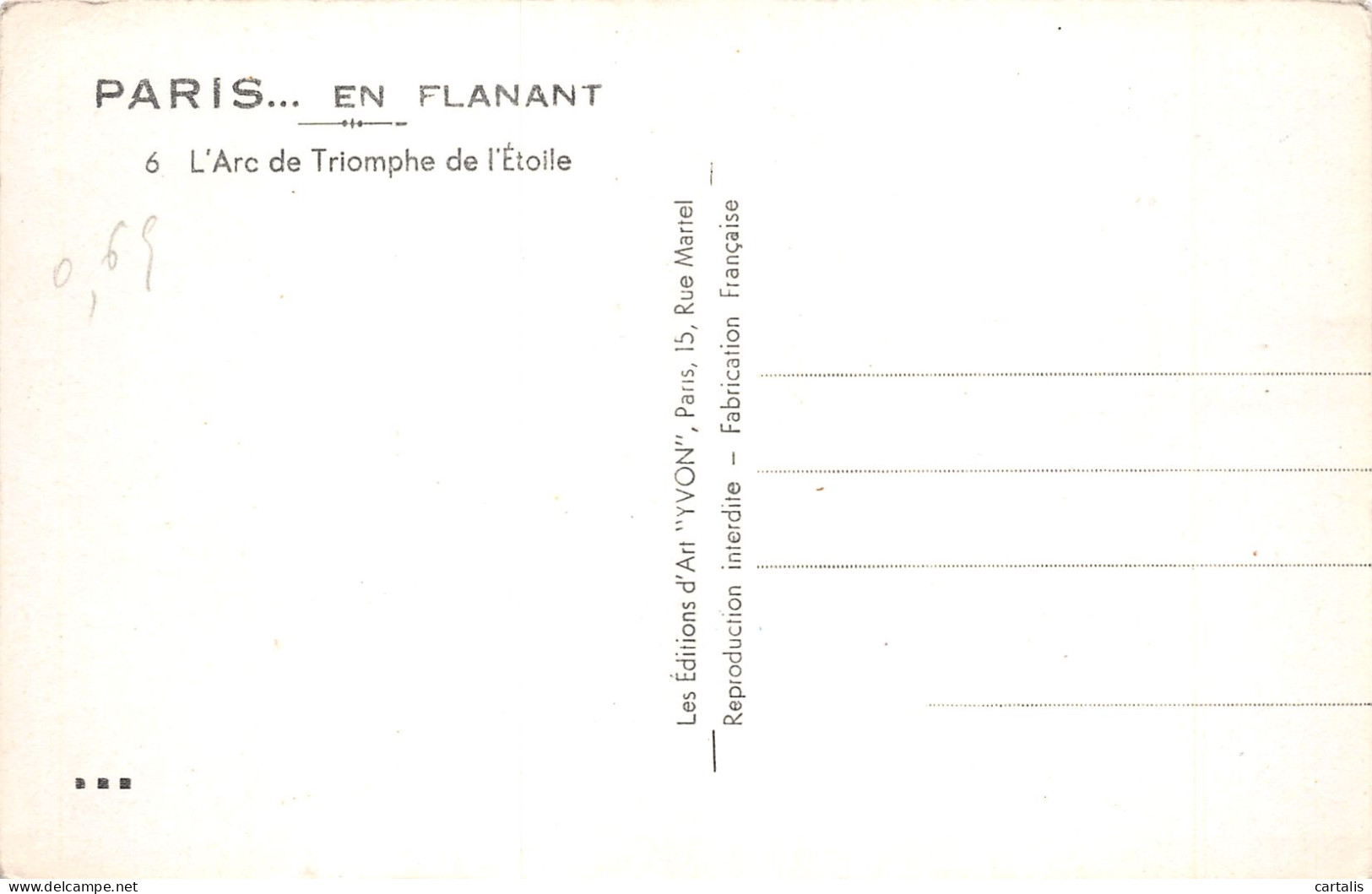75-PARIS ARC DE TRIOMPHE-N°4188-G/0013 - Arc De Triomphe