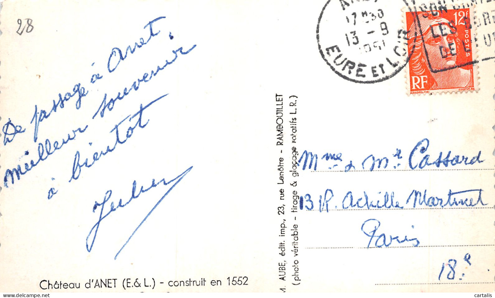 28-ANET-N°4188-F/0221 - Andere & Zonder Classificatie