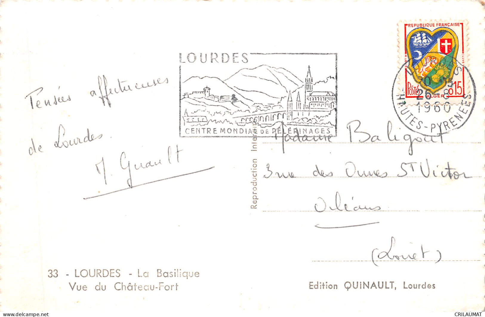 65-LOURDES-N°LP5134-D/0185 - Lourdes