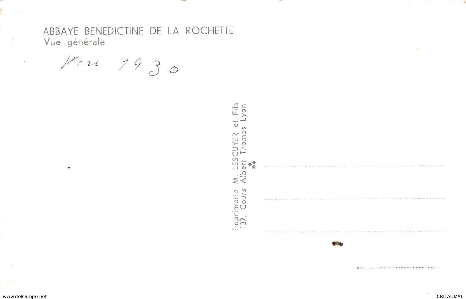 73-BENEDICTINE DE LA ROCHETTE-N°LP5134-C/0345 - Other & Unclassified