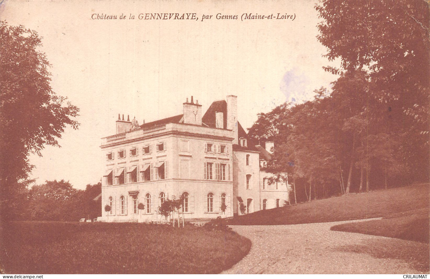 49-GENNES GENNEVRAYE LE CHATEAU-N°LP5134-C/0203 - Andere & Zonder Classificatie