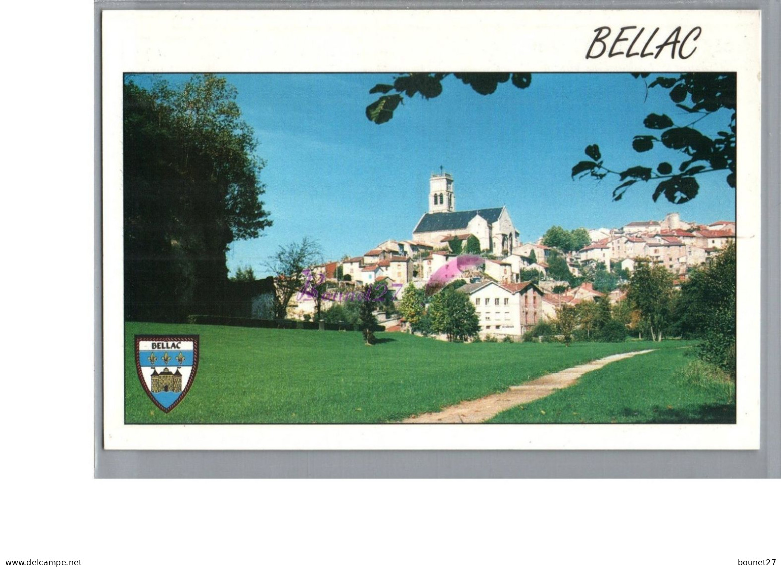 BELLAC 87 - Le Jardin Des Berges Du Vincou Vue Générale Carte Vierge - Bellac