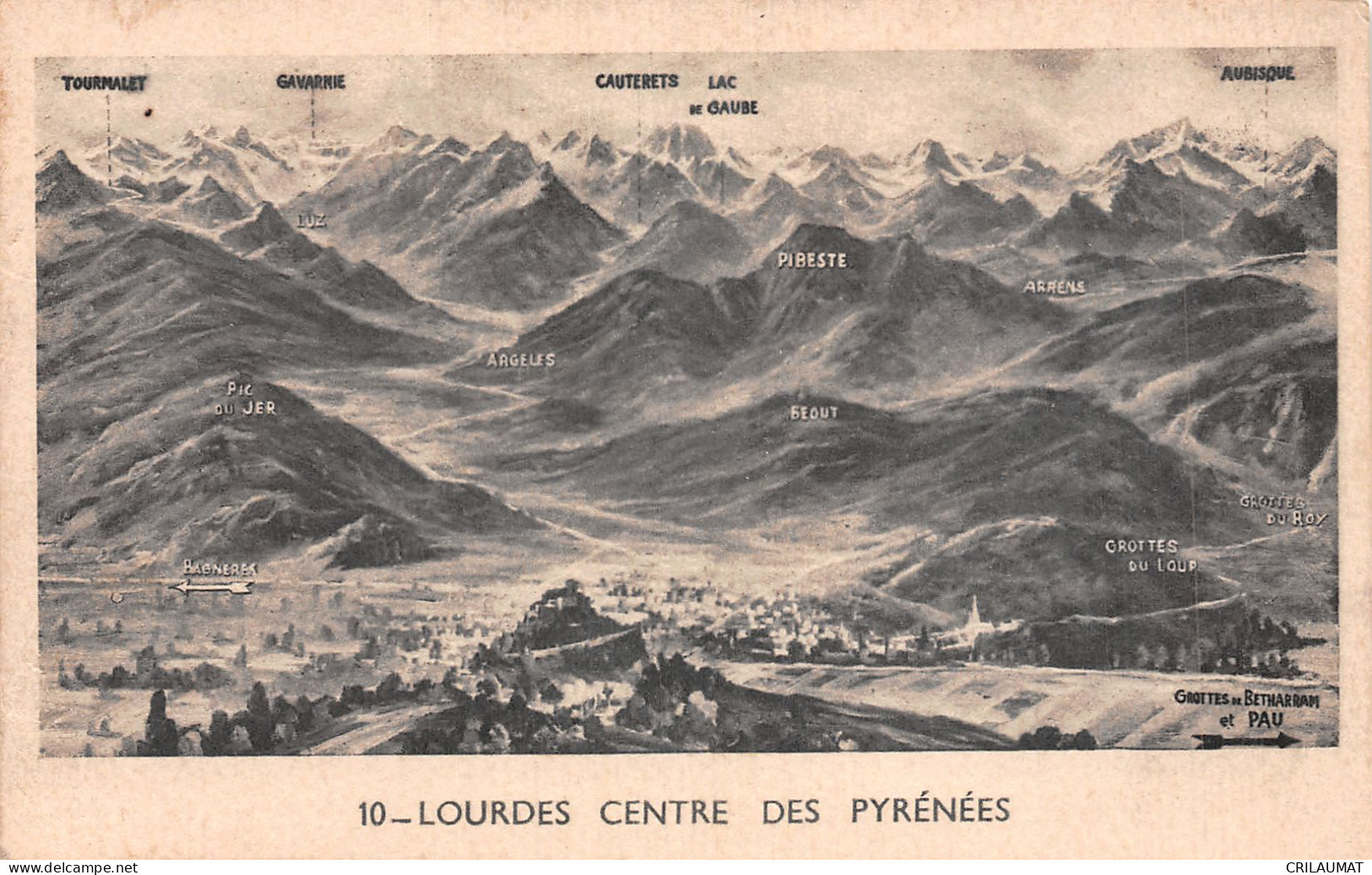 65-LOURDES-N°LP5134-C/0041 - Lourdes