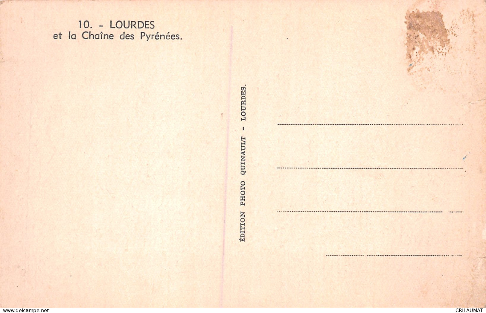 65-LOURDES-N°LP5134-C/0041 - Lourdes