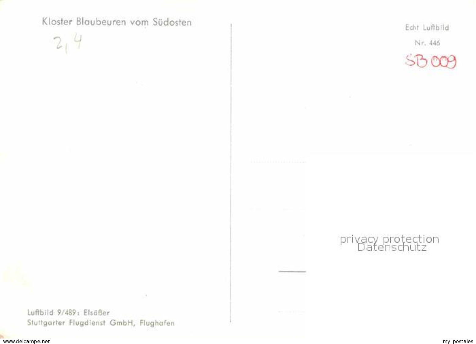 72792365 Blaubeuren Fliegeraufnahme Kloster Blaubeuren - Blaubeuren