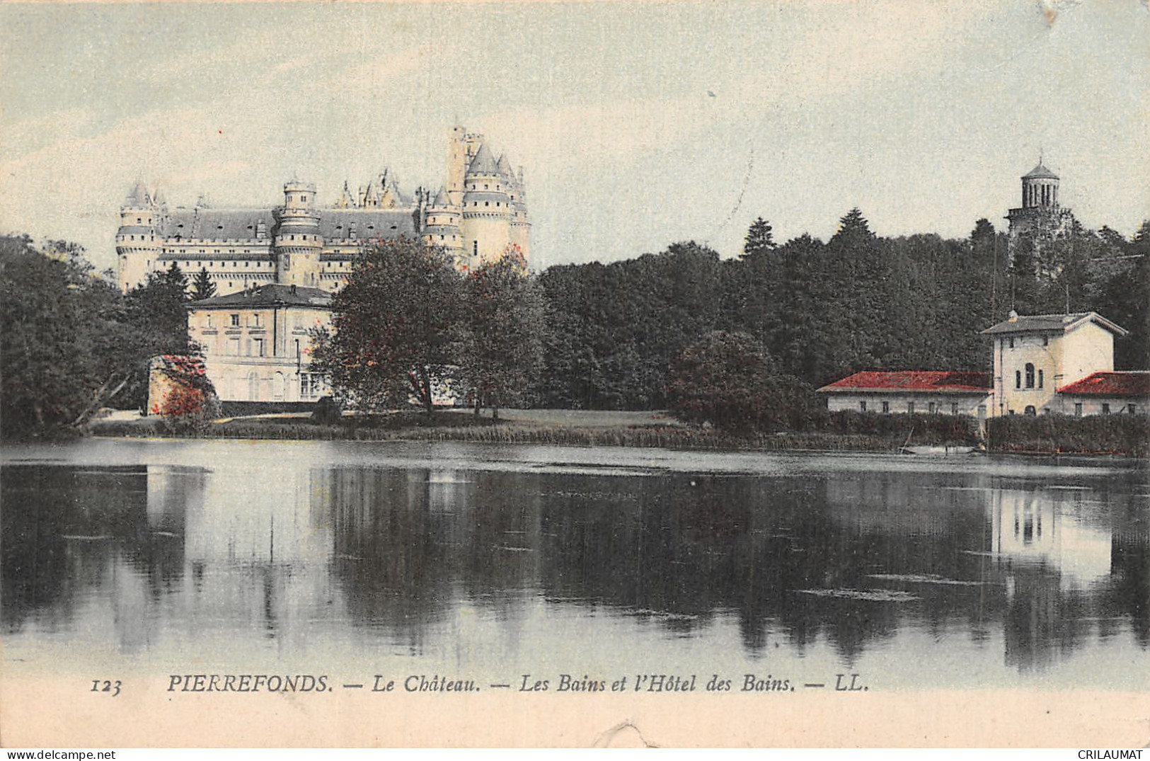 60-PIERREFONDS LE CHATEAU-N°LP5134-B/0311 - Pierrefonds