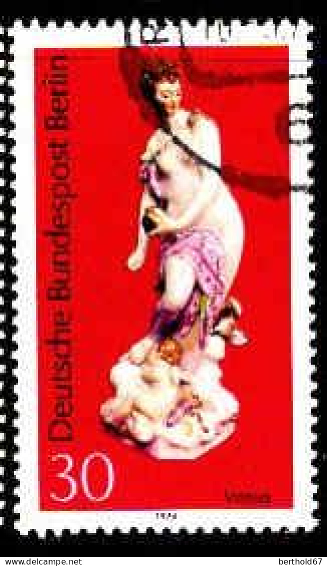 Berlin Poste Obl Yv:442/444 Porcelaines Berlin (cachet Rond) (Thème) - Porzellan