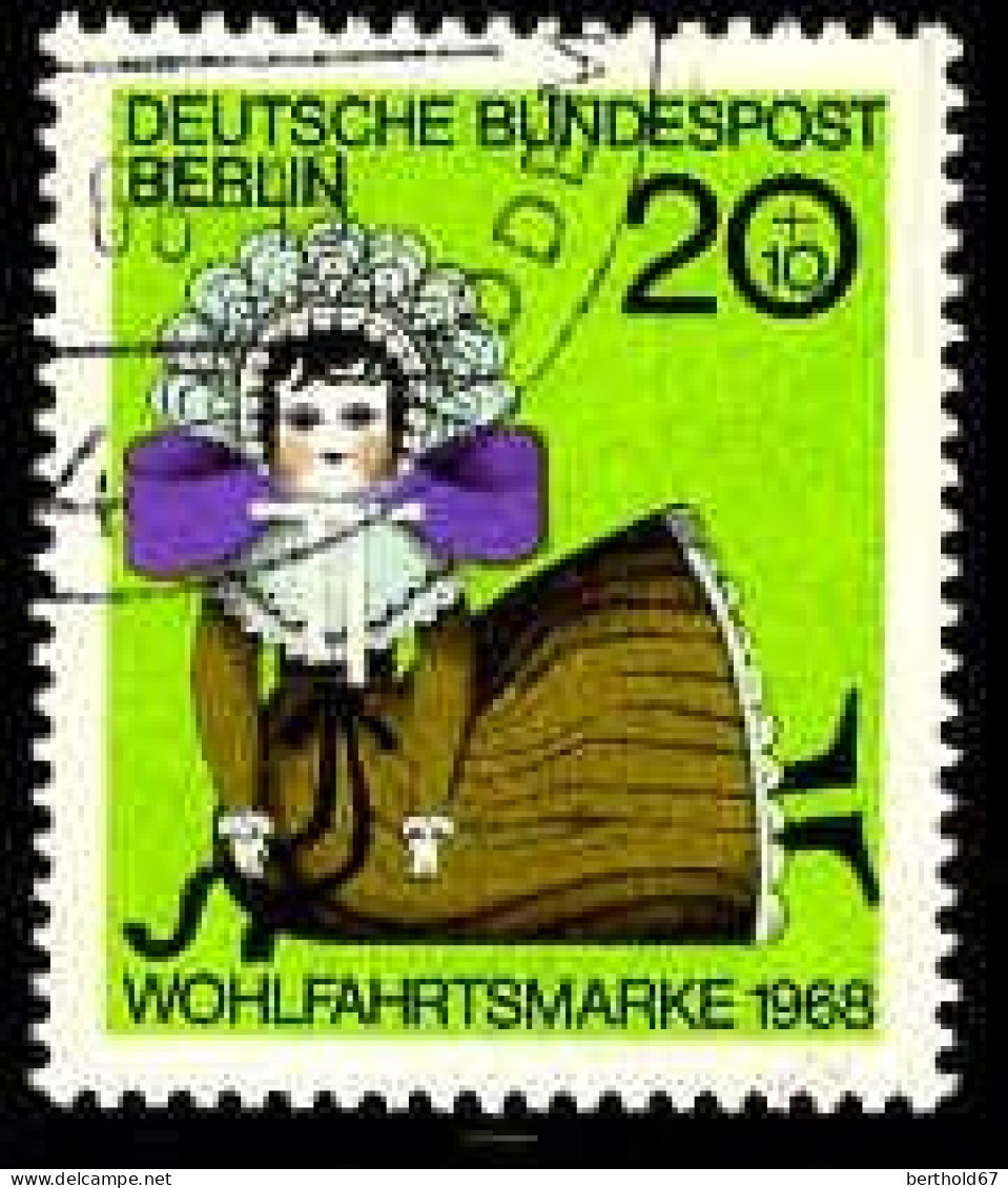 Berlin Poste Obl Yv:297/300 Bienfaisance Poupées (Beau Cachet Rond) (Thème) - Poupées