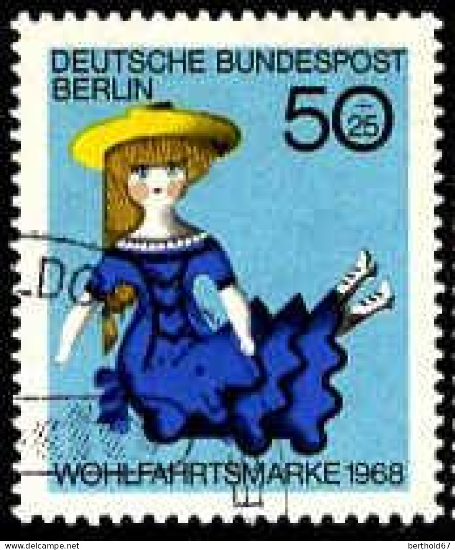 Berlin Poste Obl Yv:297/300 Bienfaisance Poupées (Beau Cachet Rond) (Thème) - Poupées