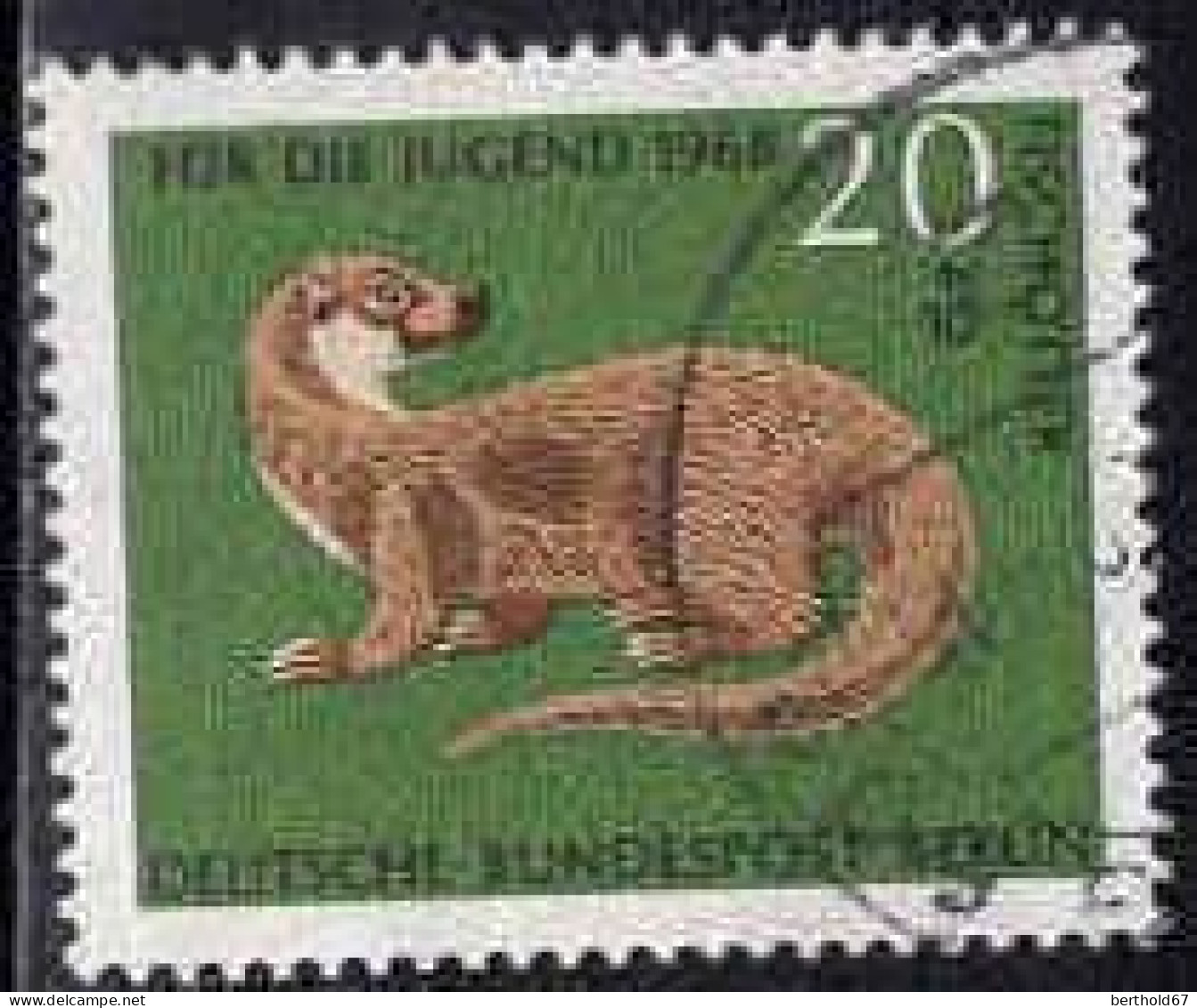 Berlin Poste Obl Yv:291/294 Pour La Jeunesse Animaux Menacés De Disparition (cachet Rond) (Thème) - Andere & Zonder Classificatie