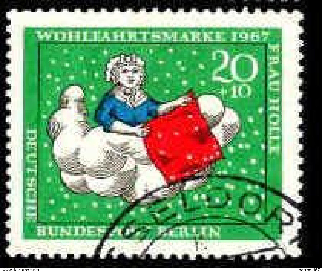 Berlin Poste Obl Yv:285/288 Bienfaisance Contes Des Frères Grimm (cachet Rond) (Thème) - Verhalen, Fabels En Legenden