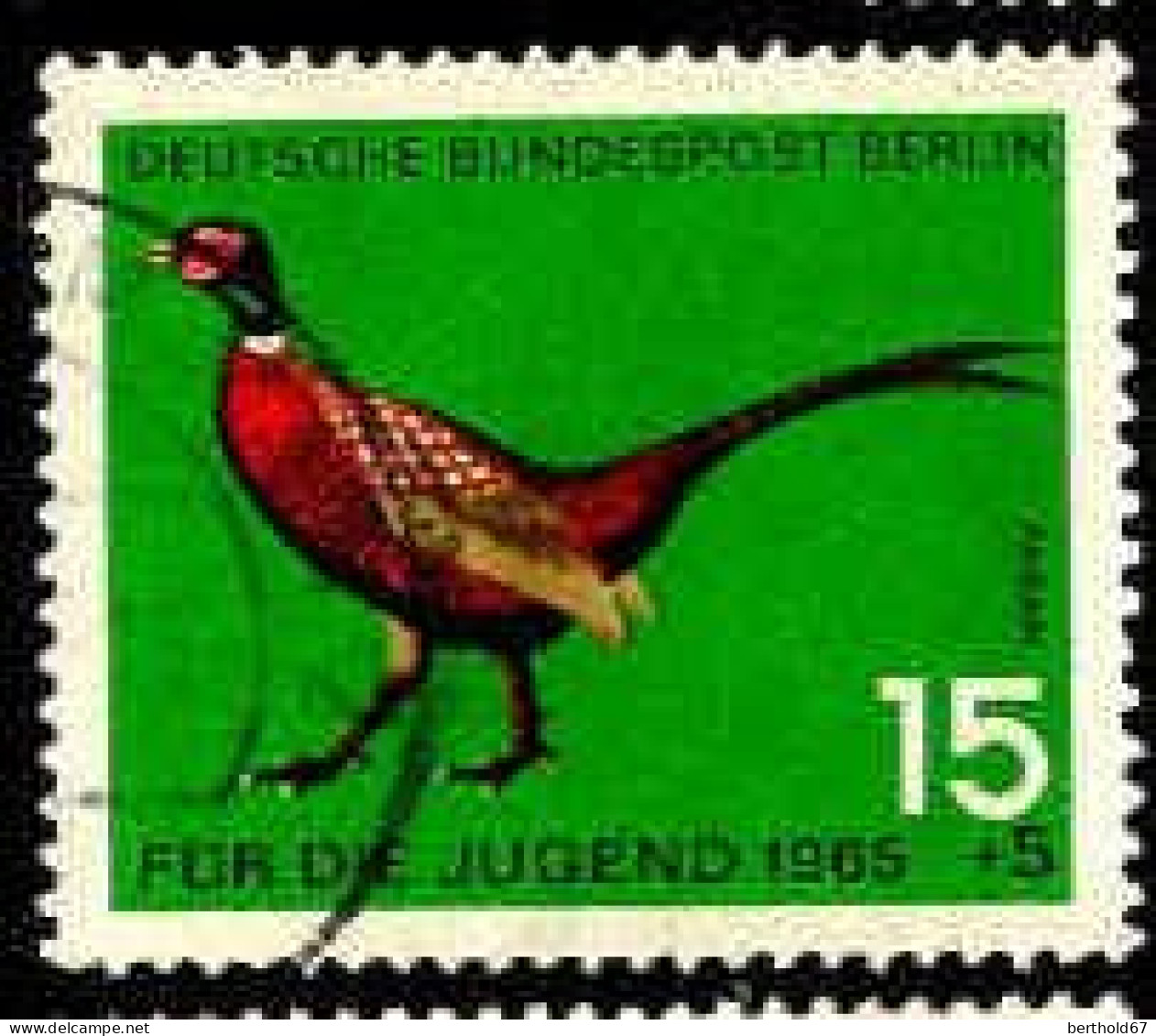 Berlin Poste Obl Yv:226/229 Pour La Jeunesse Gibier à Plumes (cachet Rond) (Thème) - Sonstige & Ohne Zuordnung