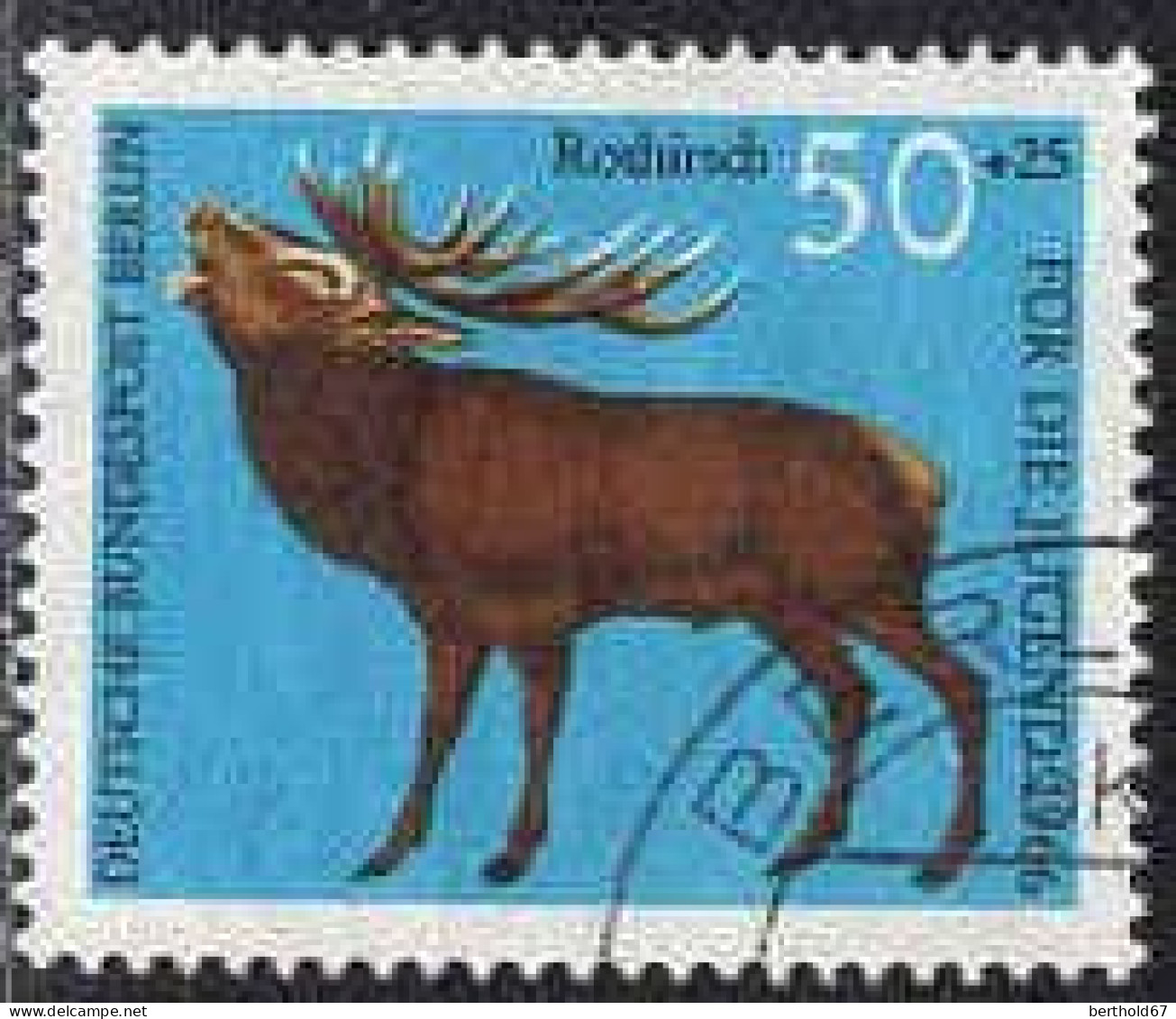 Berlin Poste Obl Yv:253/256 Pour La Jeunesse Gibier à Poils (TB Cachet Rond) (Thème) - Animalez De Caza