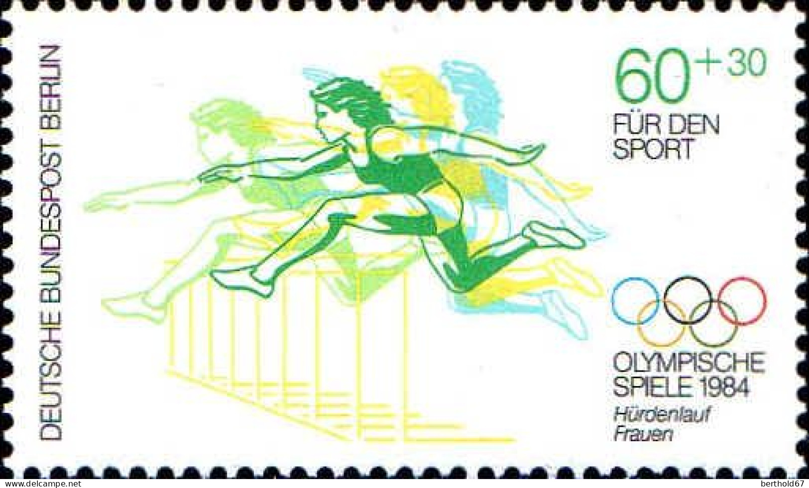 Berlin Poste N** Yv:677/679 Pour Le Sport Jeux Olympiques 1984 (Thème) - Estate 1984: Los Angeles