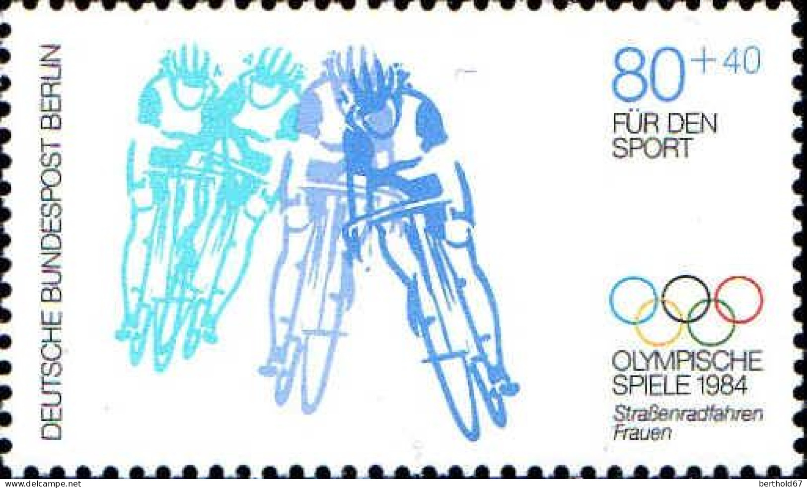 Berlin Poste N** Yv:677/679 Pour Le Sport Jeux Olympiques 1984 (Thème) - Ete 1984: Los Angeles