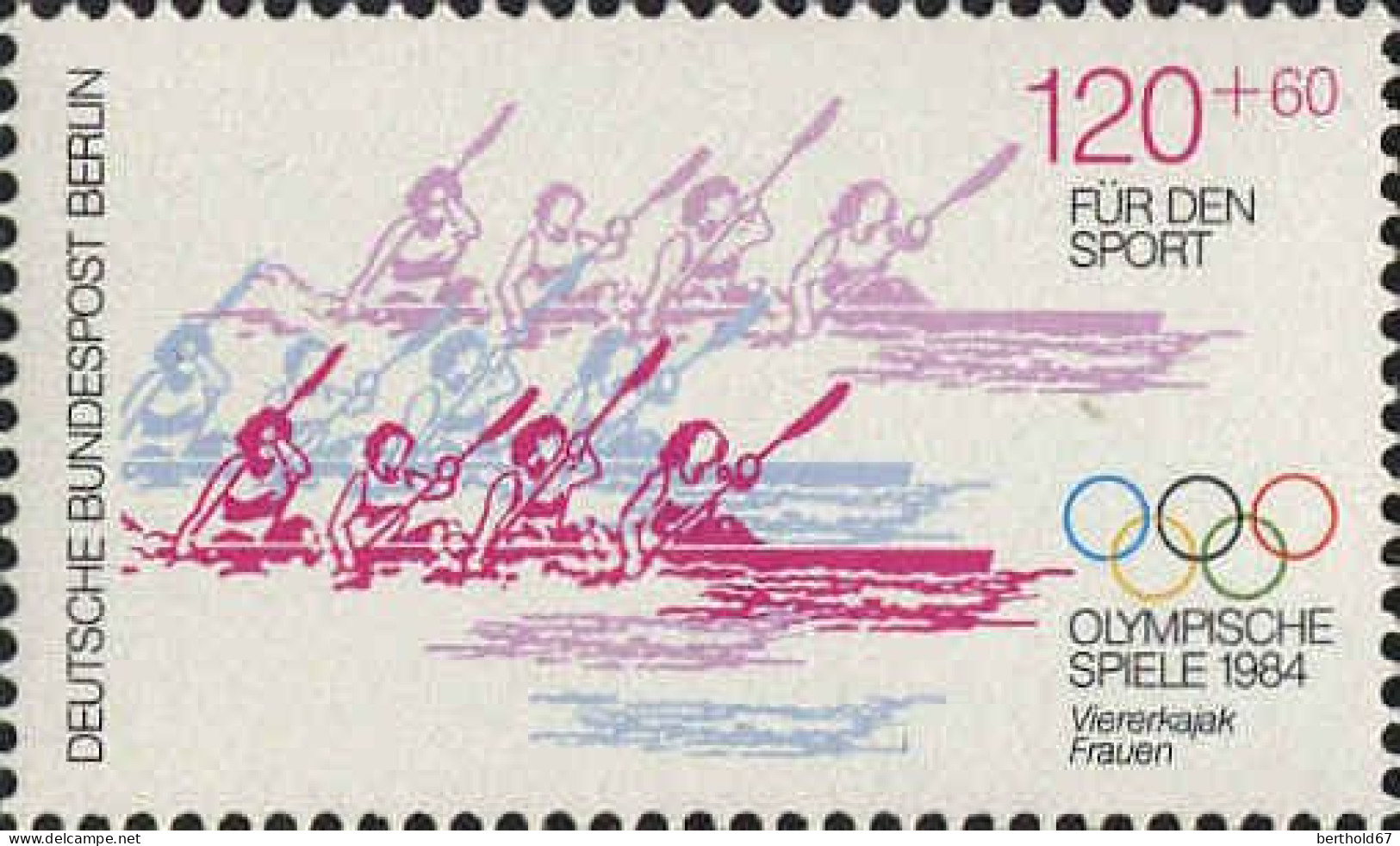 Berlin Poste N** Yv:677/679 Pour Le Sport Jeux Olympiques 1984 (Thème) - Zomer 1984: Los Angeles