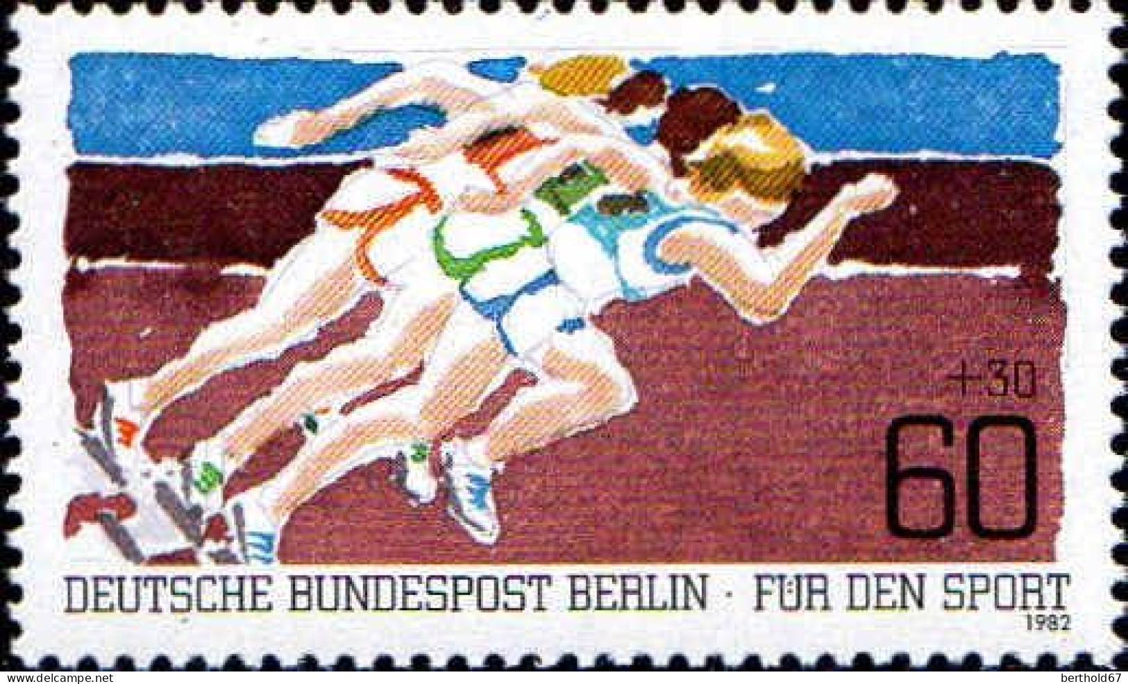 Berlin Poste N** Yv:625/626 Pour Le Sport Sourse & Volley-ball (Thème) - Other & Unclassified