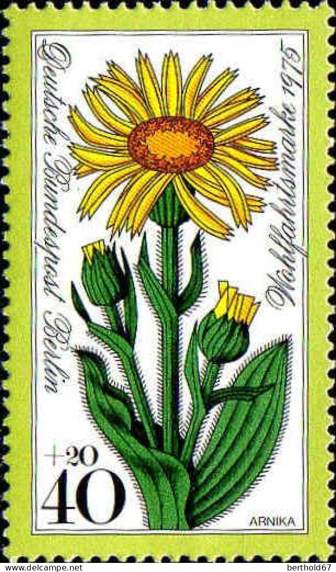 Berlin Poste N** Yv:474/477 Bienfaisance Fleurs Des Alpes (Thème) - Altri & Non Classificati