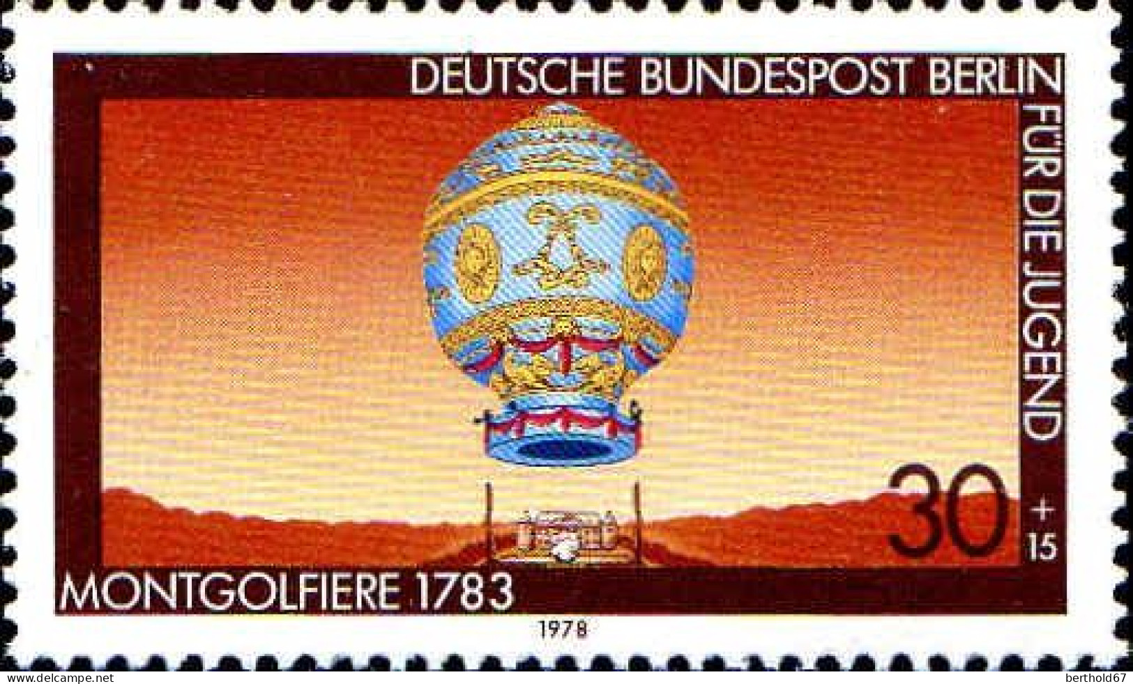 Berlin Poste N** Yv:524/527 Pour La Jeunesse Aéronautique (Thème) - Other (Air)