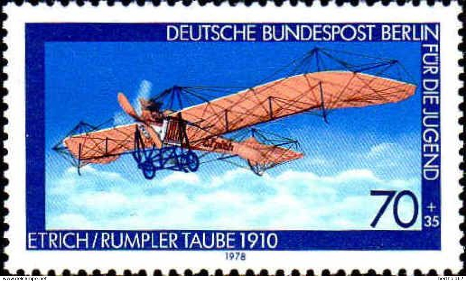Berlin Poste N** Yv:524/527 Pour La Jeunesse Aéronautique (Thème) - Sonstige (Luft)