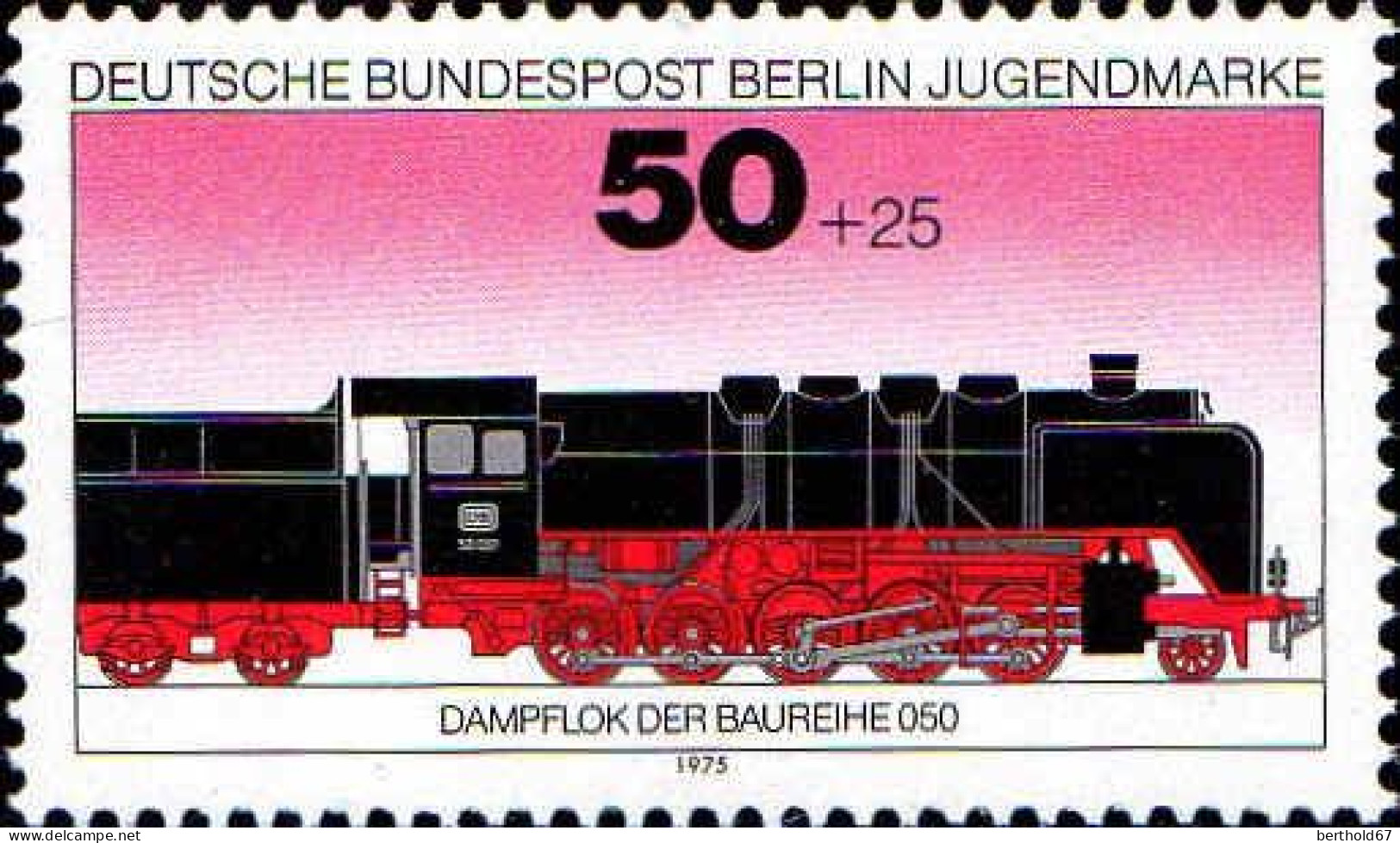 Berlin Poste N** Yv:452/455 Pour La Jeunesse Locomotives (Thème) - Treinen