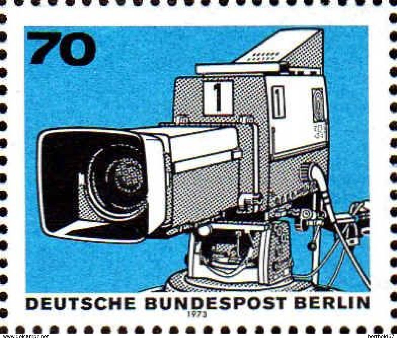 Berlin Poste N** Yv:416/419 50.Jahre Rundfunk (Thème) - Telekom
