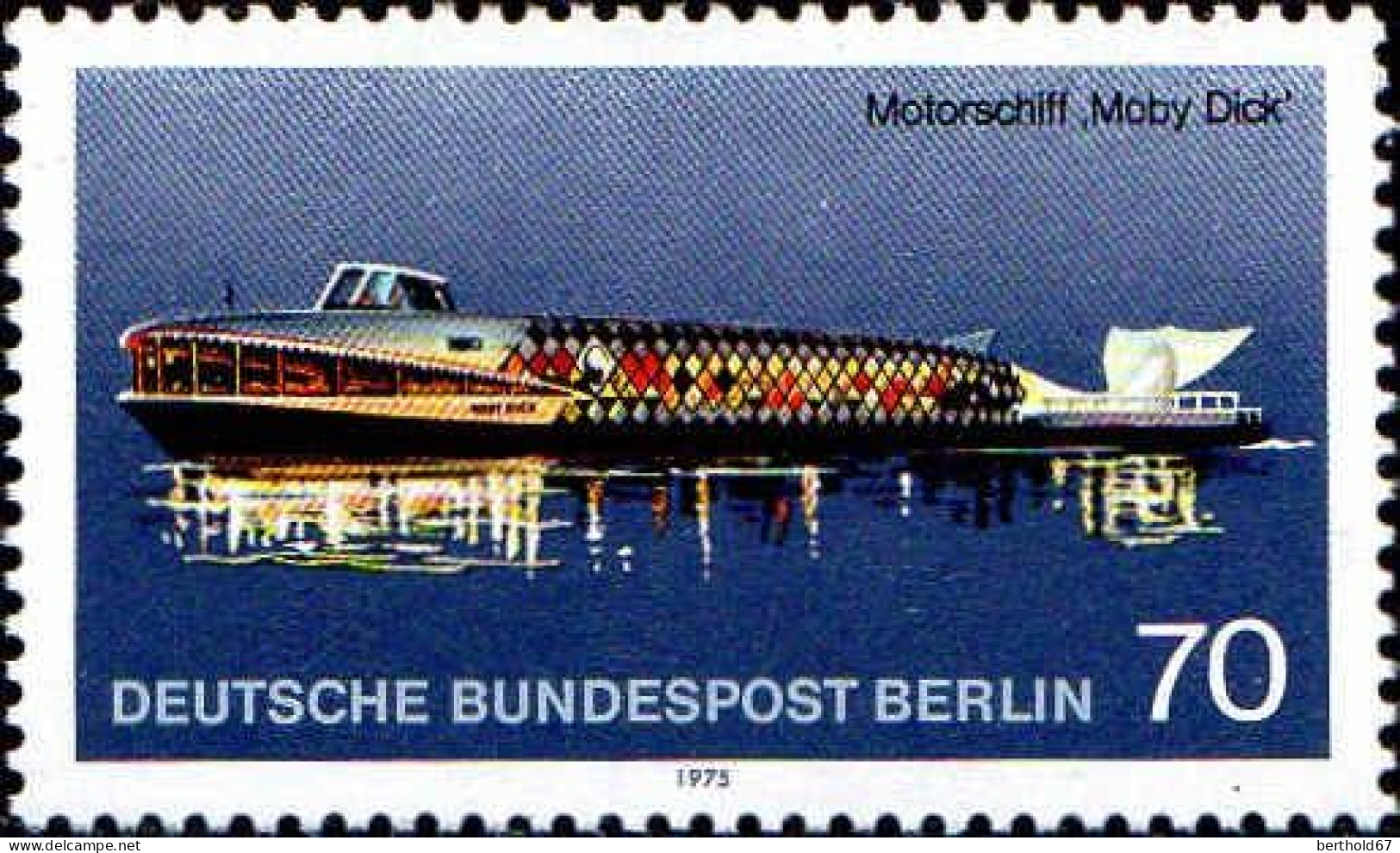 Berlin Poste N** Yv:447/451 Moyens De Transport à Berlin Bateaux (Thème) - Ships