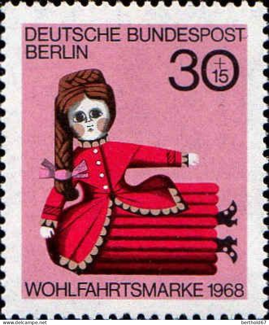 Berlin Poste N** Yv:297/300 Bienfaisance Poupées (Thème) - Dolls