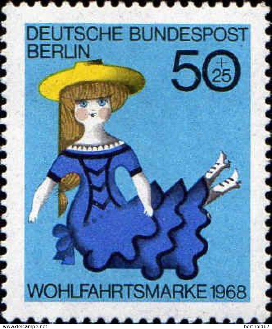 Berlin Poste N** Yv:297/300 Bienfaisance Poupées (Thème) - Dolls