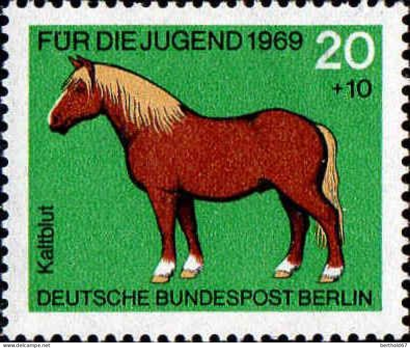 Berlin Poste N** Yv:301/304 Pour La Jeunesse Chevaux (Thème) - Cavalli