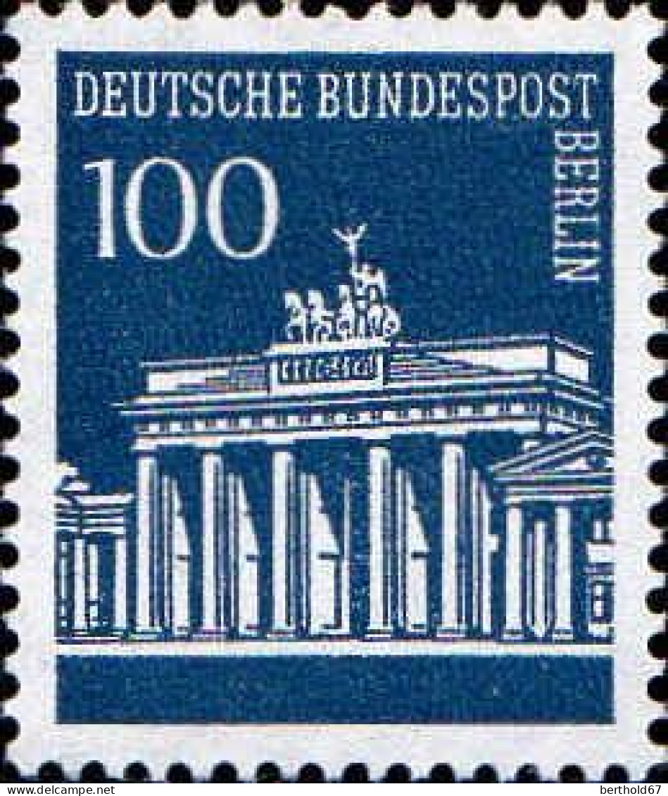 Berlin Poste N** Yv:257/261 Porte De Brandenburg Berlin (Thème) - Monuments