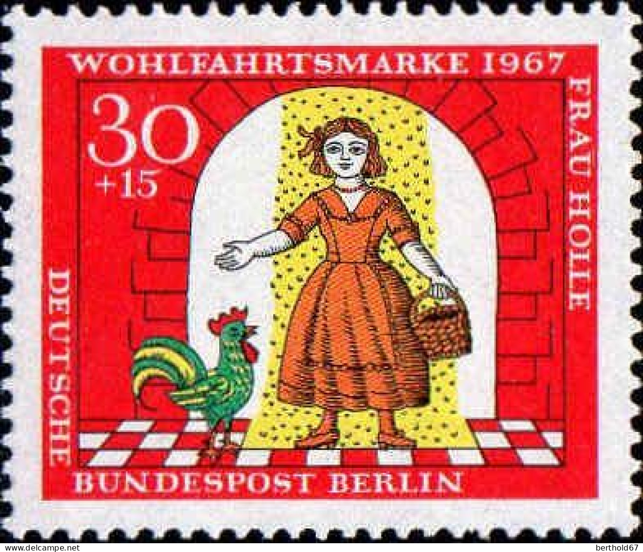 Berlin Poste N** Yv:285/288 Bienfaisance Contes Des Frères Grimm (Thème) - Fairy Tales, Popular Stories & Legends