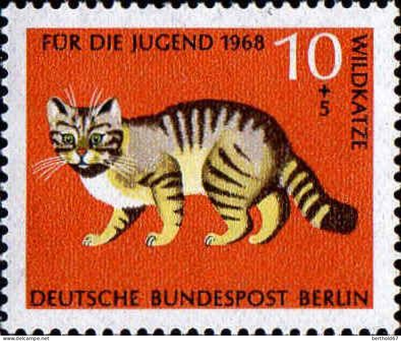 Berlin Poste N** Yv:291/294 Pour La Jeunesse Animaux Menacés De Disparition (Thème) - Domestic Cats