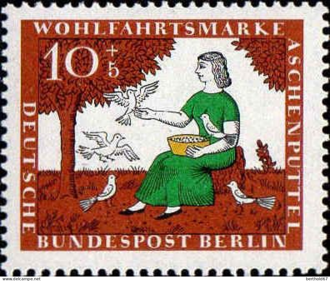 Berlin Poste N** Yv:242/245 Bienfaisance Contes Des Frères Grimm (Thème) - Fairy Tales, Popular Stories & Legends