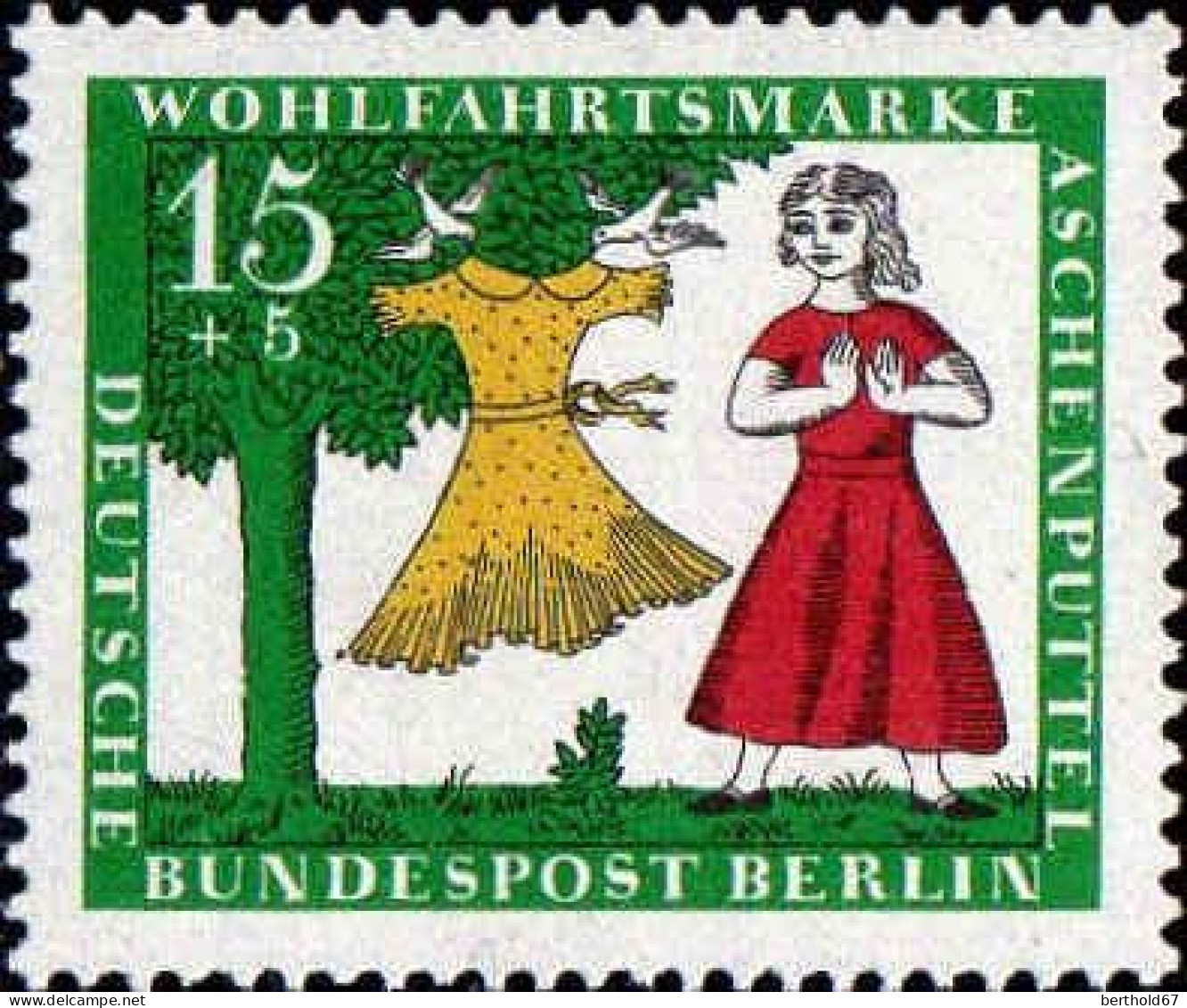 Berlin Poste N** Yv:242/245 Bienfaisance Contes Des Frères Grimm (Thème) - Märchen, Sagen & Legenden