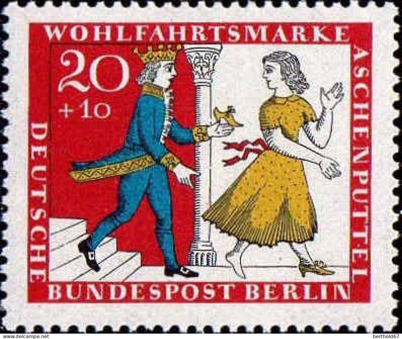 Berlin Poste N** Yv:242/245 Bienfaisance Contes Des Frères Grimm (Thème) - Contes, Fables & Légendes