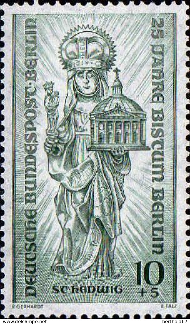 Berlin Poste N** Yv:117/119 25.Anniversaire De L'Evêché De Berlin (Thème) - Christianisme
