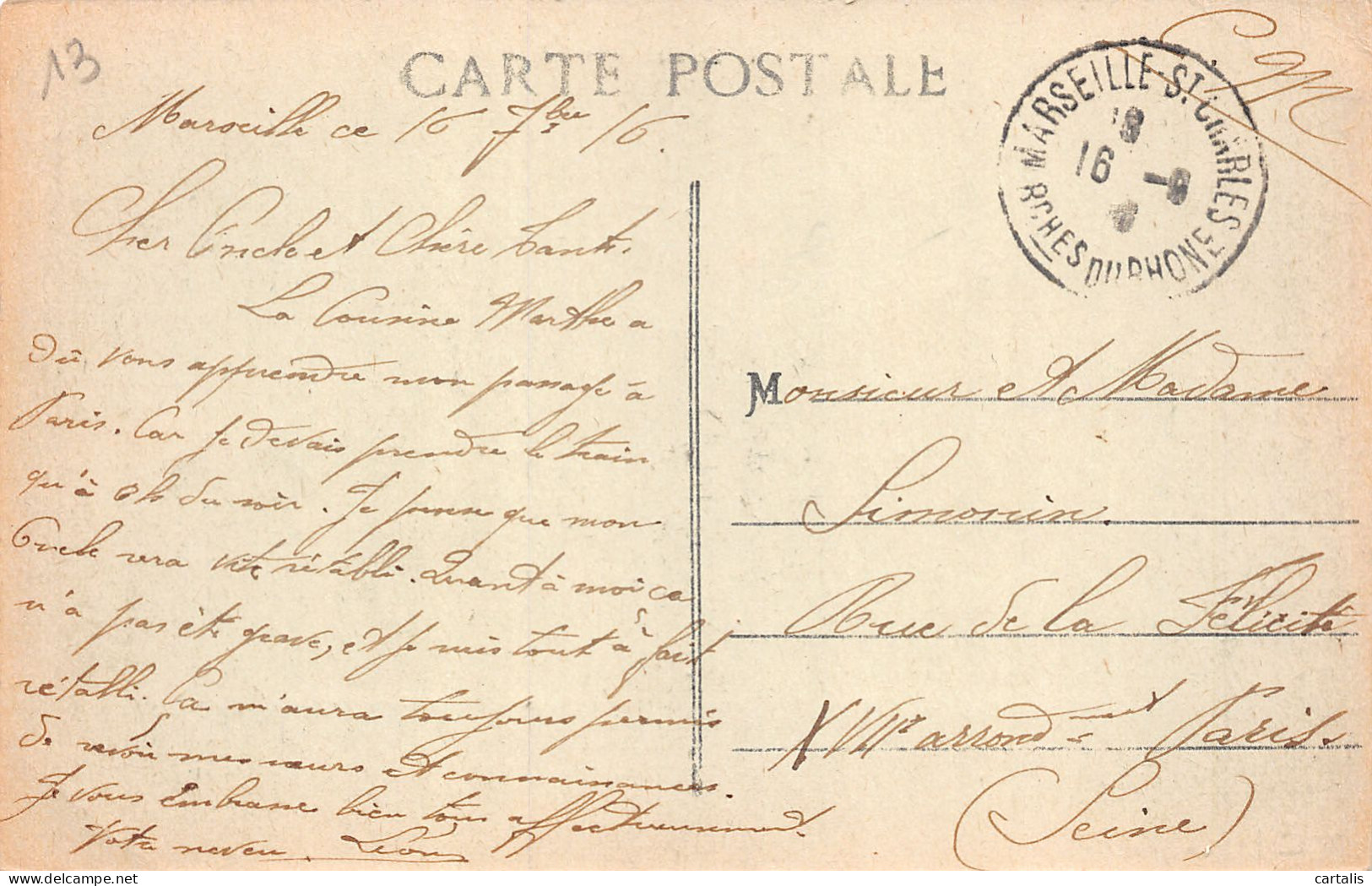 13-MARSEILLE-N°4188-H/0393 - Zonder Classificatie