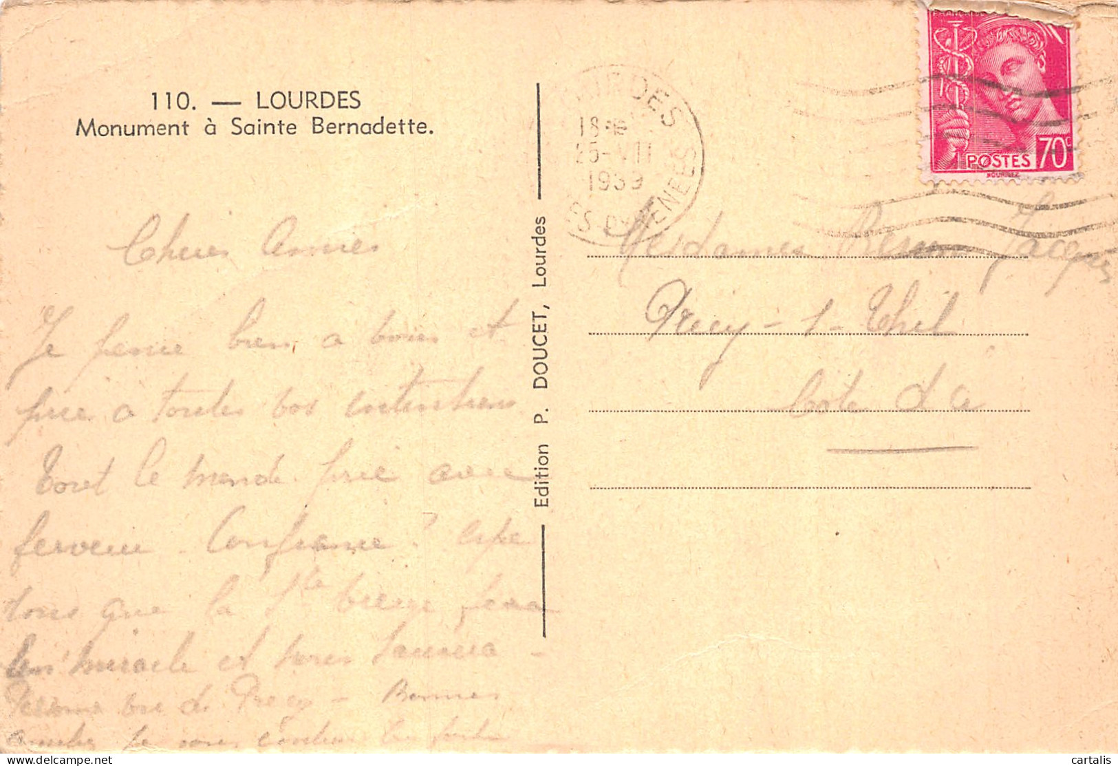 65-LOURDES-N°4188-H/0361 - Lourdes