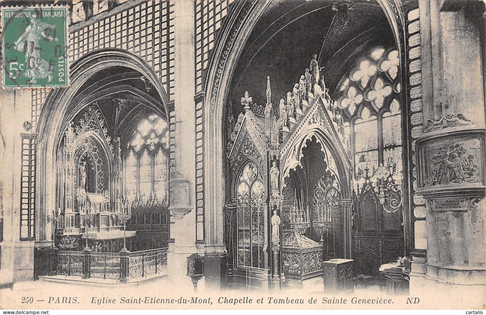 75-PARIS EGLISE SAINT ETIENNE DU MONT-N°4188-H/0229 - Churches