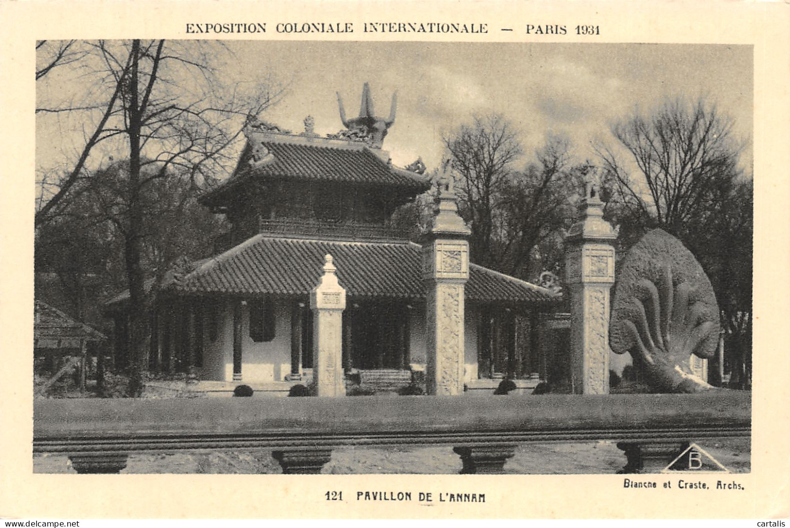 75-PARIS EXPO COLONIALE INTERNATIONALE PAVILLON DE L ANNAM-N°4188-H/0197 - Exhibitions