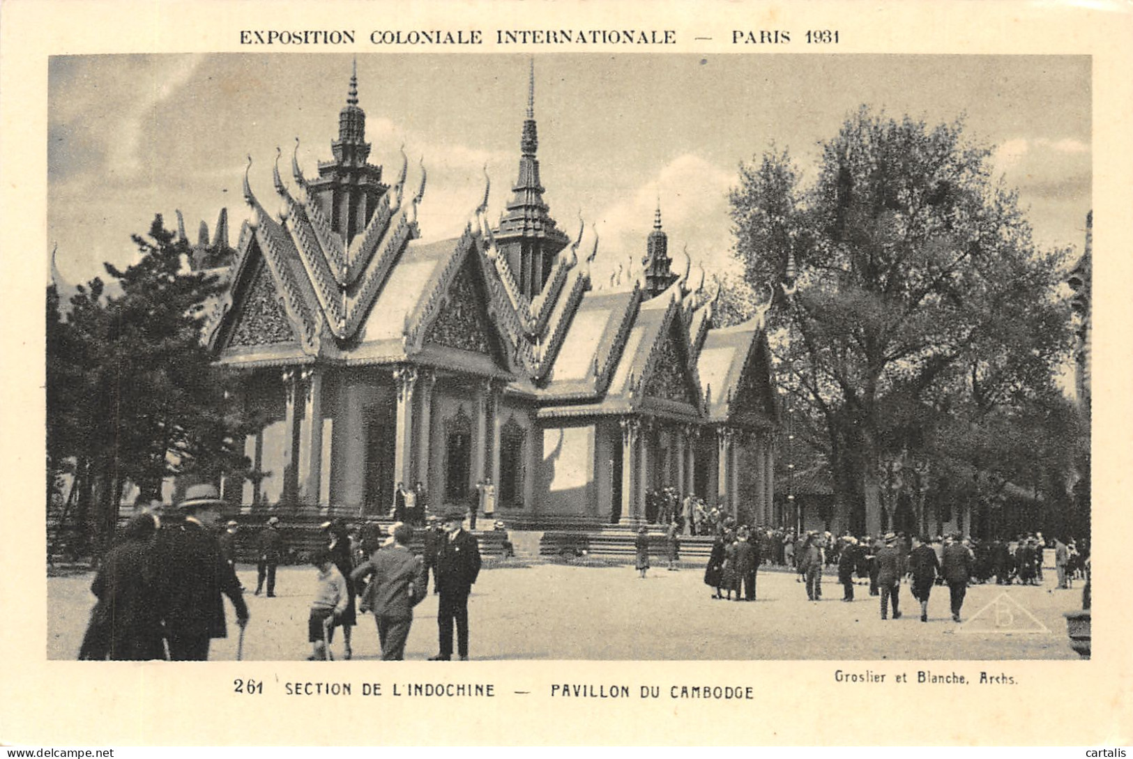 75-PARIS EXPO COLONIALE INTERNATIONALE PAVILLON DU CAMBODGE-N°4188-H/0187 - Tentoonstellingen