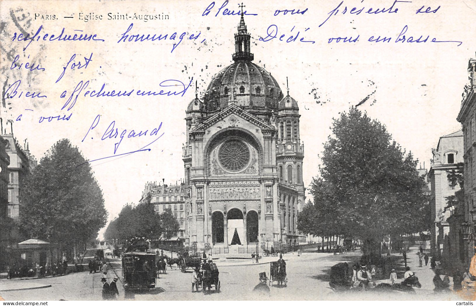 75-PARIS EGLISE SAINT AUGUSTIN-N°4188-H/0145 - Kerken