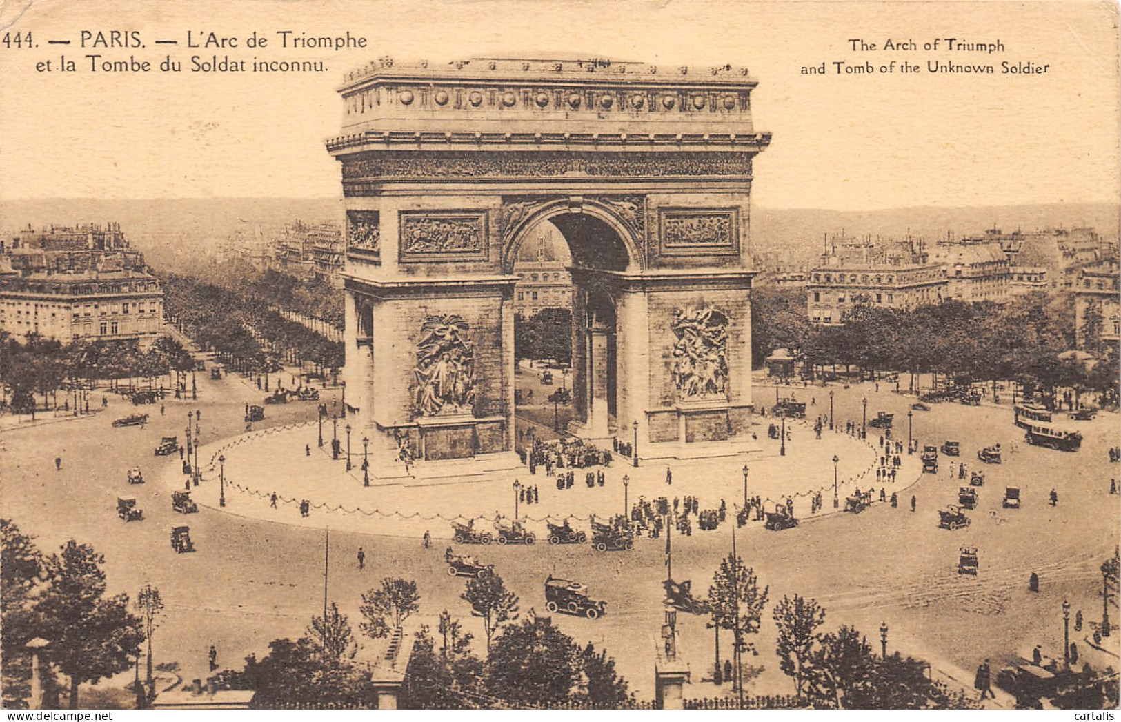 75-PARIS ARC DE TRIOMPHE-N°4188-H/0079 - Arc De Triomphe