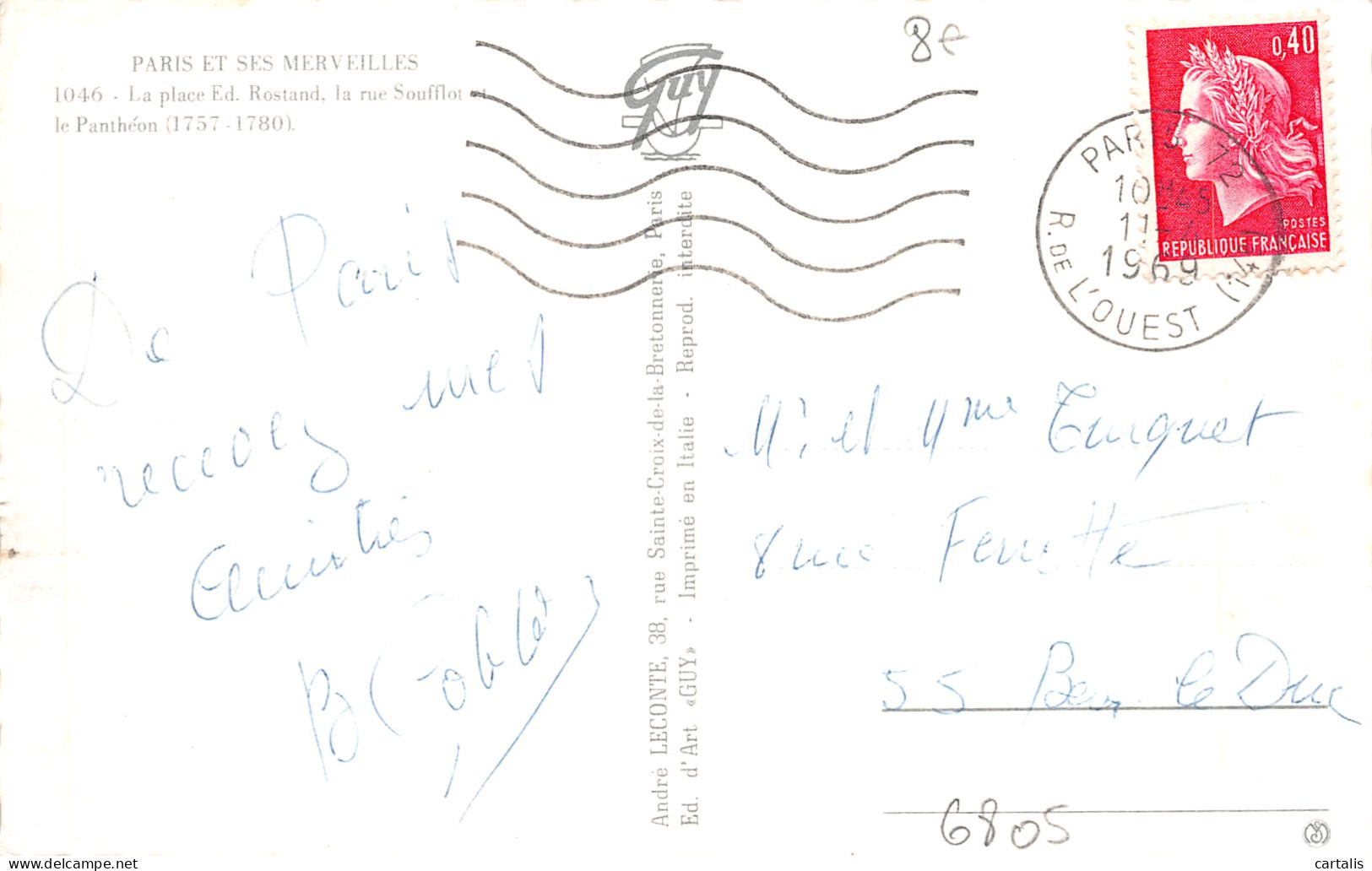 75-PARIS LE PANTHEON-N°4188-G/0365 - Panthéon