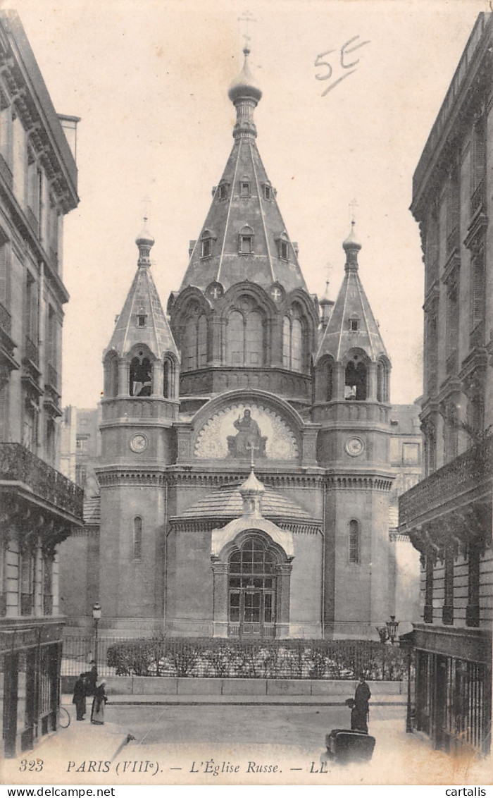 75-PARIS EGLISE RUSSE-N°4188-G/0331 - Kirchen