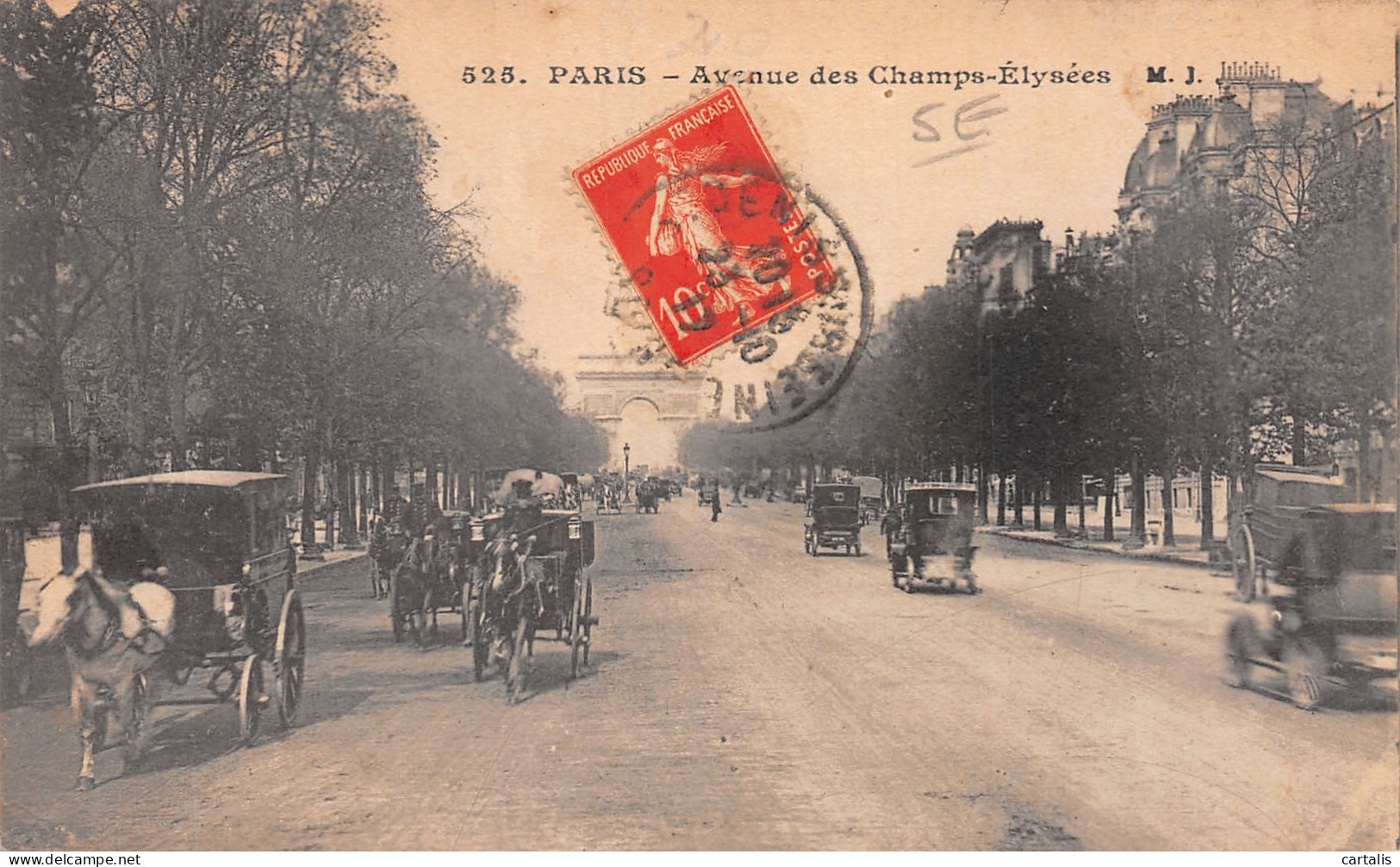 75-PARIS CHAMPS ELYSEES-N°4188-G/0265 - Champs-Elysées